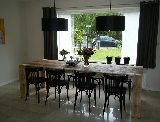 tafel steigerhout 4 poten + naturel lak