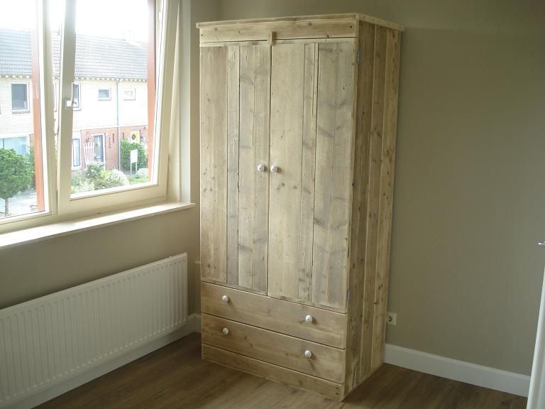 kast van steigerhout