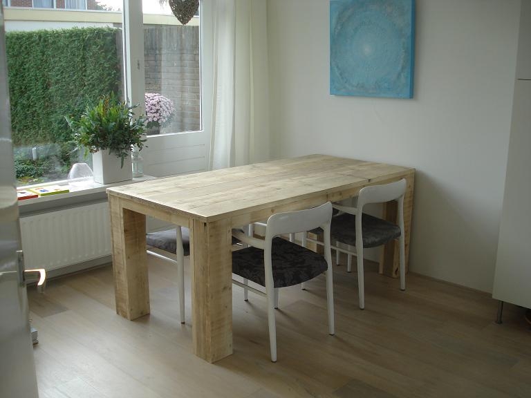 tafel steigerhout 4 poten