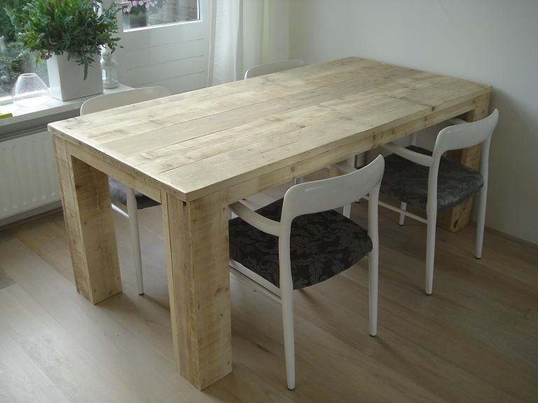 tafel steigerhout 4 poten