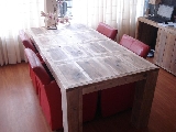 vakken tafel steigerhout