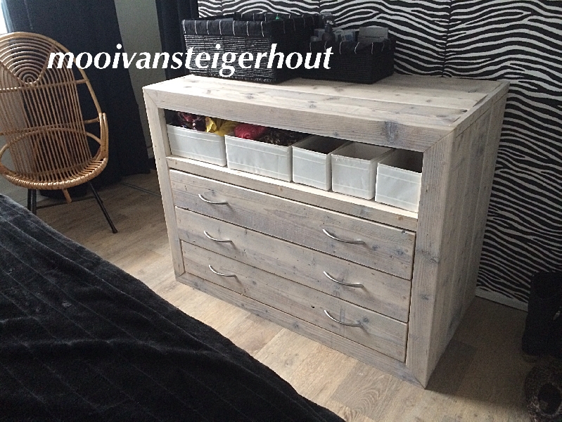 commode van steigerhout
