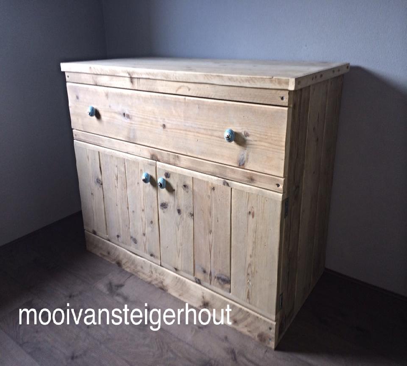 commode van steigerhout