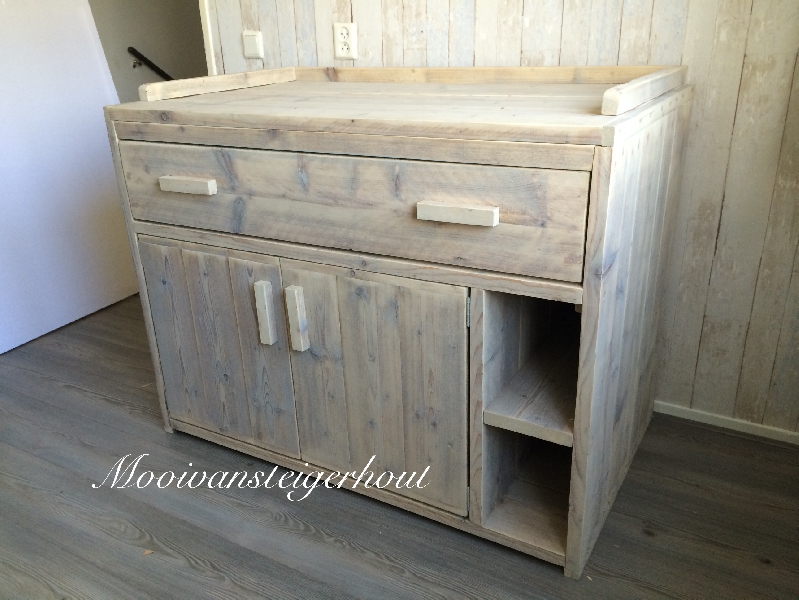 commode van steigerhout