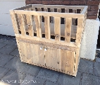 co sleeper van steigerhout