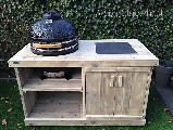 big green egg tafel steigerhout