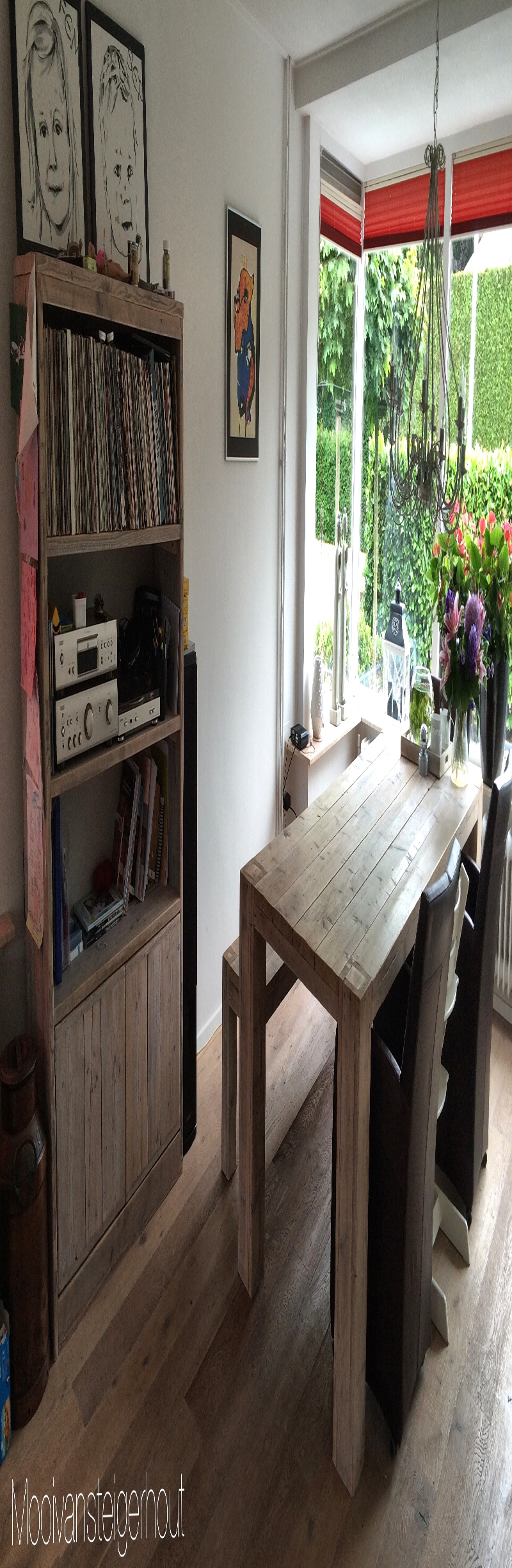 Kast van steigerhout