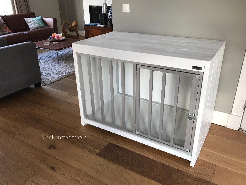 kamerkennel / bench van steigerhout