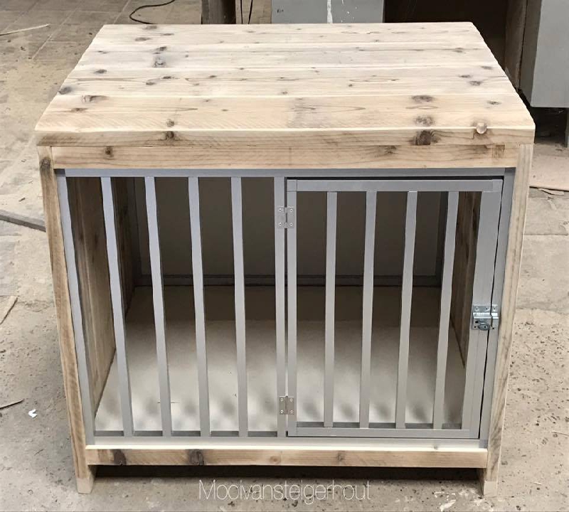 kamerkennel / bench van steigerhout