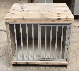 kamerkennel / bench van steigerhout