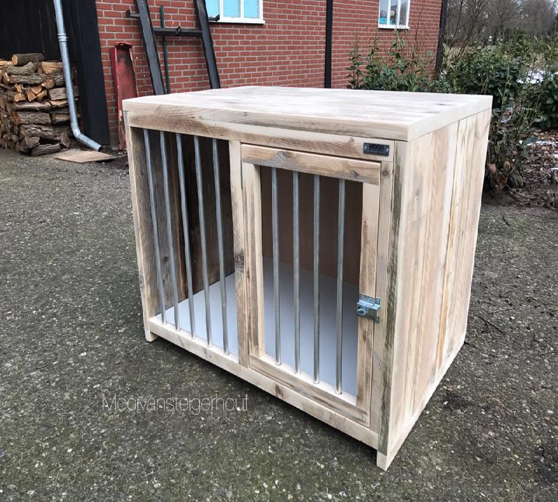 bench van steigerhout