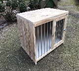 kamerkennel bench van steigerhout