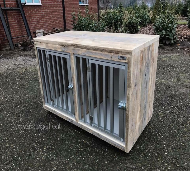 Bench van steigerhout