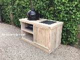 Barbecua tafel van steigerhout.