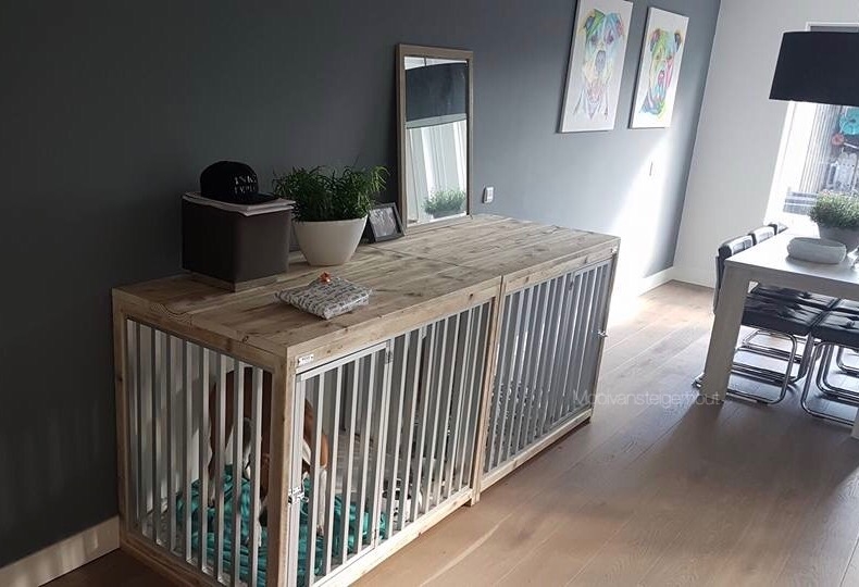 Bench meubel van steigerhout.