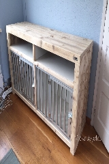 Bench meubel van steigerhout.