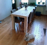 tafel steigerhout 4 poten