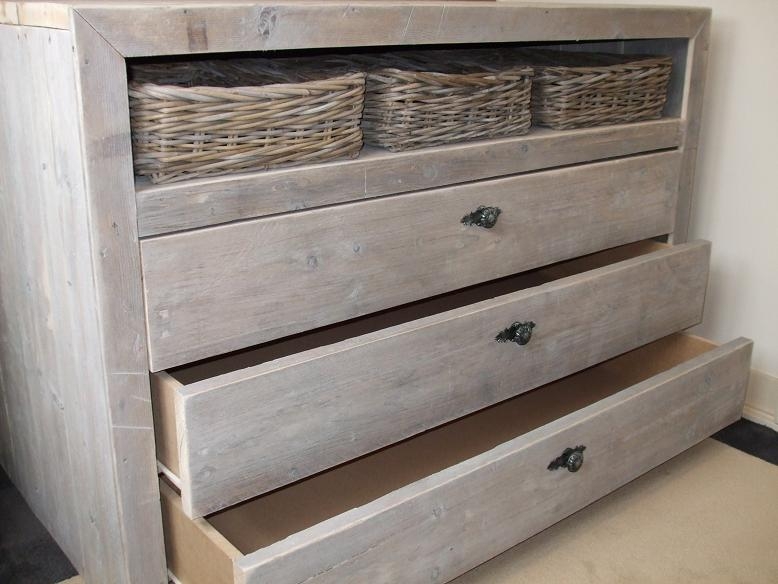 commode van steigerhout